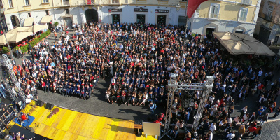 Graduation day, festa grande in piazza a Capua per 170 laureati del Dipartimento di Economia